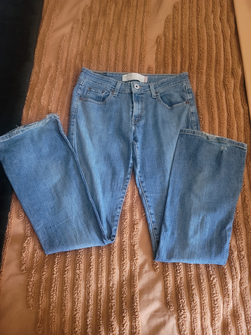 Levi's Medium Blue Too Superlow 318 Bootcut Jeans
